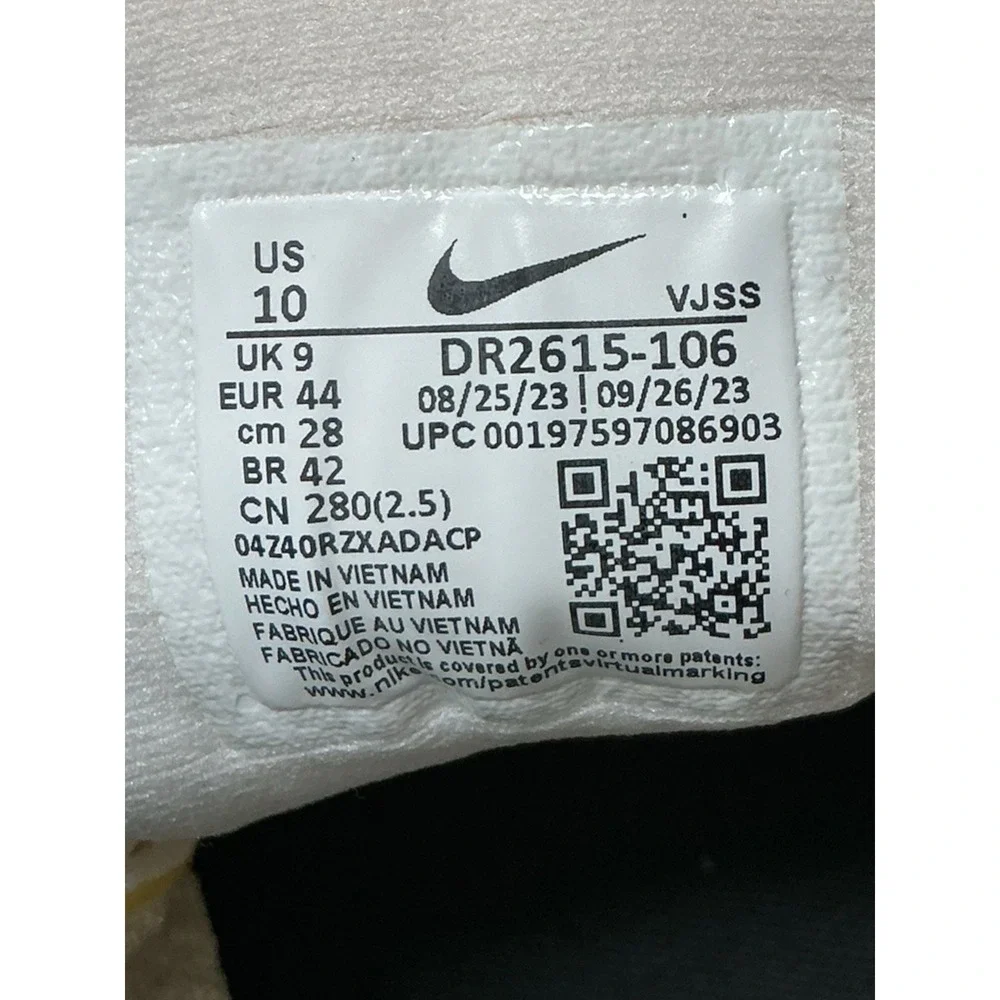 Nike ZoomX Invincible Run FK 3 White Sail Beige DR2615-106 Mens Size 10 With Def